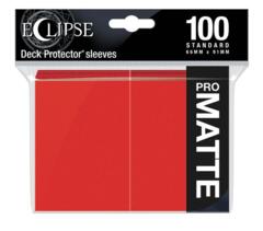 Pro Matte Eclipse (Ultra Pro) - Standard Sleeves - 100ct - Apple Red